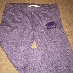 Roots women's sweatpants